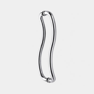 S-Shaped Glass Pull Handle HB136