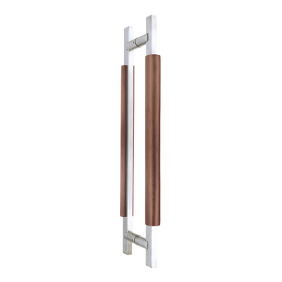 GripPRO Luxury Door Pull Handle with Wood HB-257