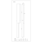 Offset Pull Handle HB373