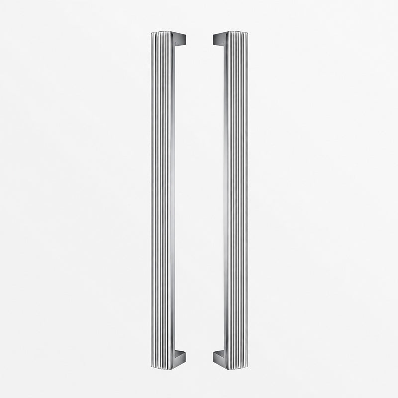 Ribbed Push Door Handle HB629