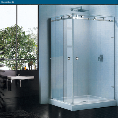 GripPRO 90 Degree Double Leaf Sliding Shower Door Hardware 41