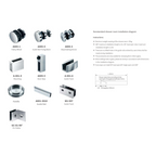 GripPRO Sliding Shower Door Hardware 86