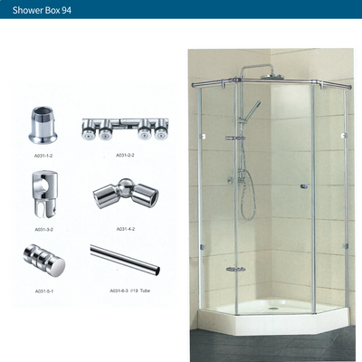 GripPRO Swinging Shower Door System